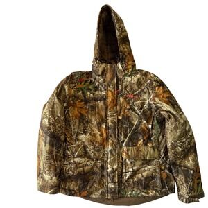 Habit Cedar Branch Insulated Parka Size L Realtree Edge Camo Hunting Jacket NWT